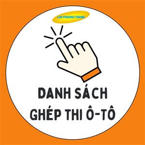 Danh sách đăng ký ghép thi