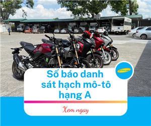 Số báo danh thi Mô-tô hạng A