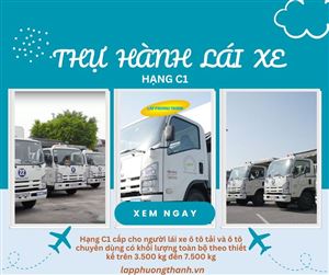 Thực hành lái xe Ô tô hạng C1