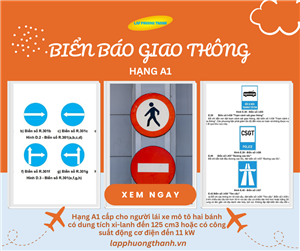 A1-Phần 2: Tổng hợp biển báo giao thông