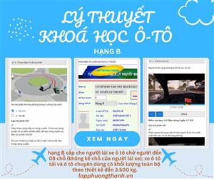 Hạng B - Phần 3: Bộ câu hỏi và phần mềm ôn luyện