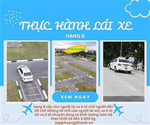 Thực hành lái xe Ô tô hạng B